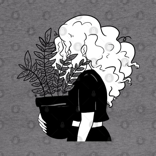 Plant Girl by aliyahart